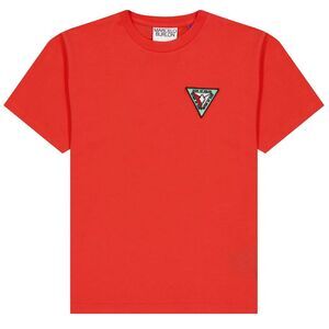 Marcelo Burlon Childrens/Kids Patch T-Shirt / Red